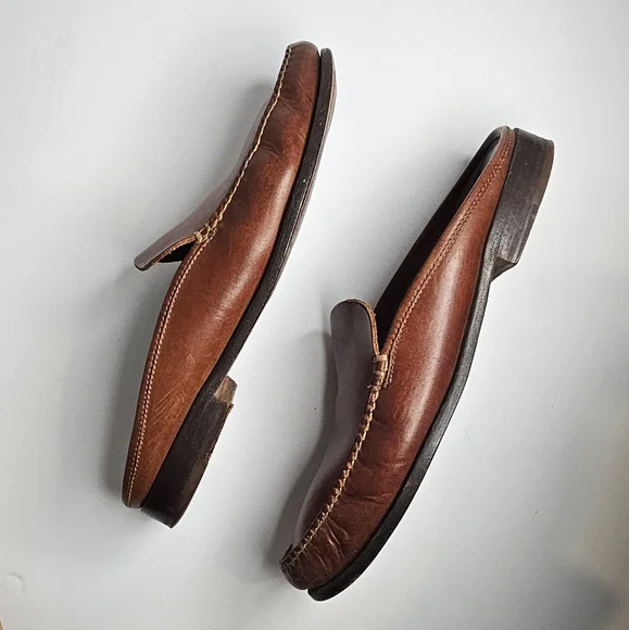 Cole Haan Vintage Country Womens Size 10.5 Backless Slip on Loafers Shoes - Picture 7 of 15